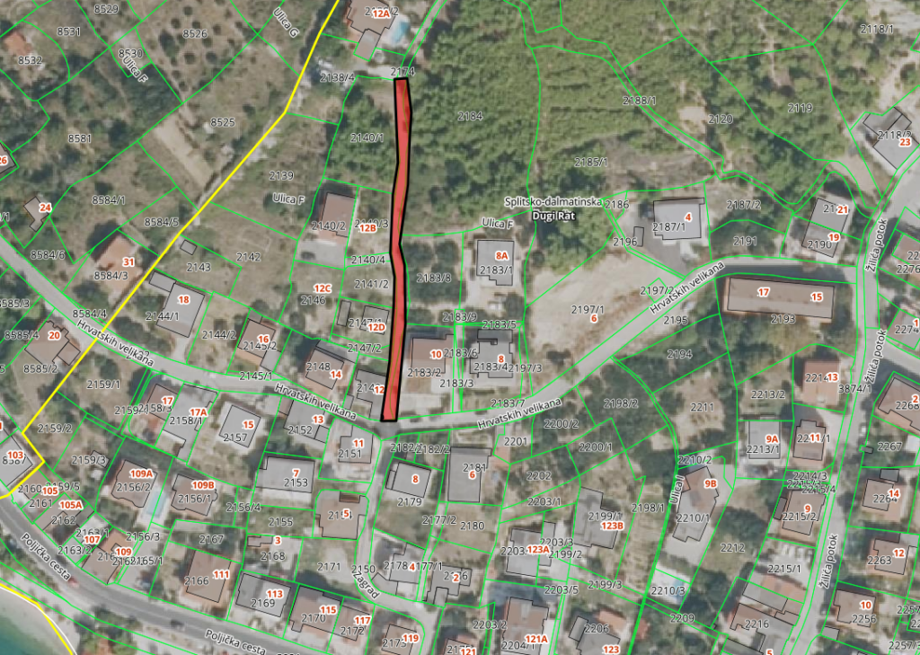 Radovi u ulici Hrvatskih velikana